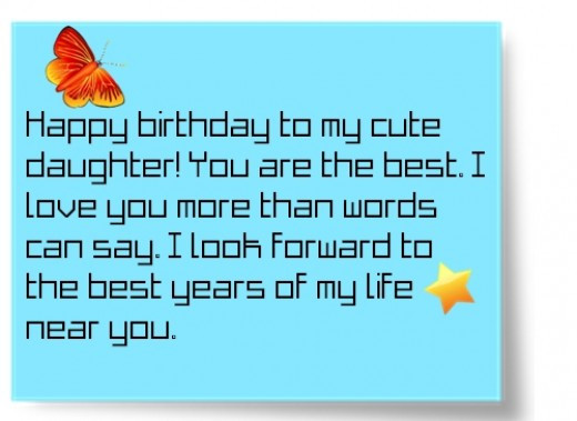 Birthday Quotes For Daughters From Mothers
 Happy Birthday Quotes and Wishes for Your Daughter From