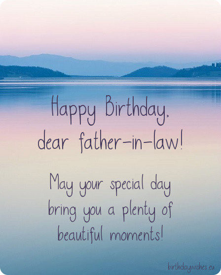 Birthday Quotes For Father In Law
 Happy Birthday Wishes For Father In Law