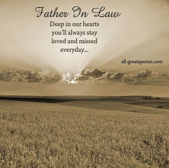 Birthday Quotes For Father In Law
 Father In Law In Heaven Father s Day Card