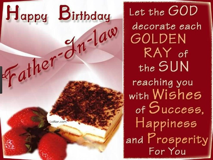 Birthday Quotes For Father In Law
 60 Famous Birthday Wishes For Father In Law FrankSMS