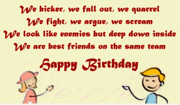 Birthday Quotes For Younger Brother
 Funny Birthday Quotes for younger Brother 7 – Funpro