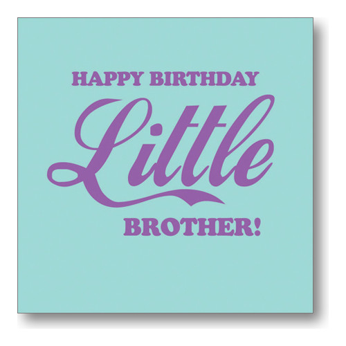 Birthday Quotes For Younger Brother
 Little Brother Birthday Quotes QuotesGram