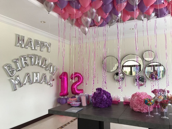 Birthday Room Decoration
 How should a room be decorated with bud things for a