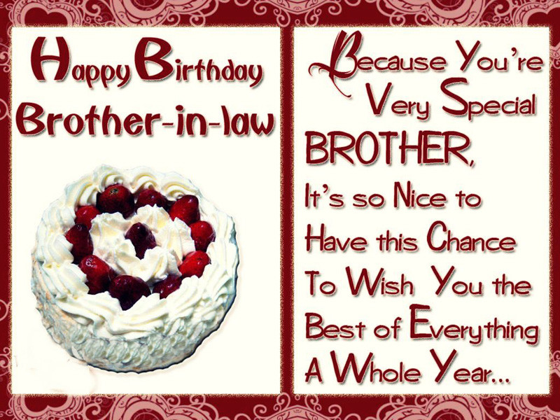 Birthday Wishes Brother In Law
 Birthday Wishes For Brother In Law Birthday Messages