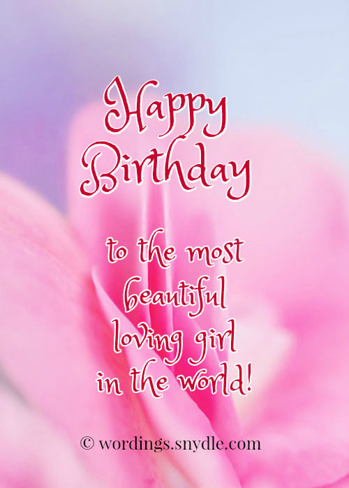 Birthday Wishes For A Girlfriend
 Happy Birthday Wishes for Girlfriend – Wordings and Messages