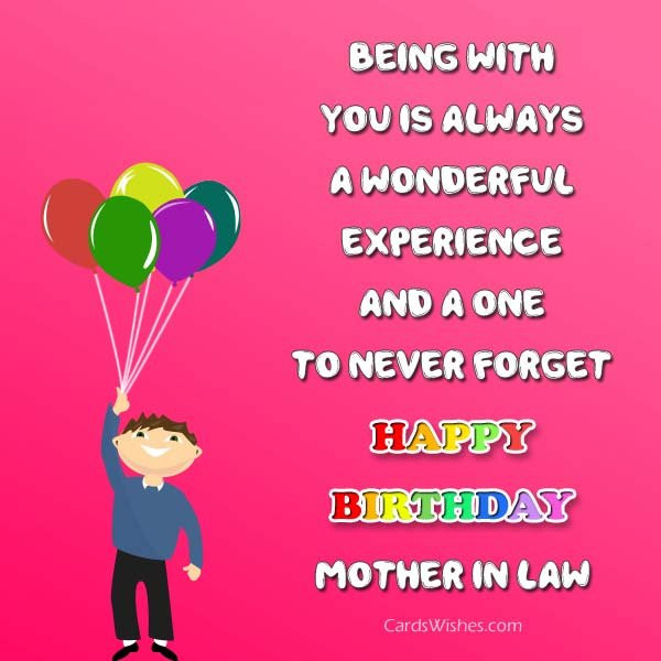 Birthday Wishes For A Mother In Law
 Birthday Wishes for Mother in Law Cards Wishes