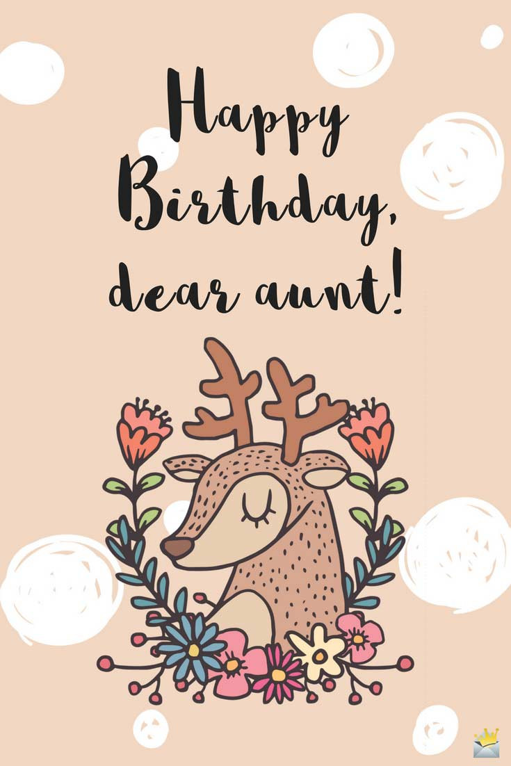 Birthday Wishes For Aunt
 Happy Birthday Auntie
