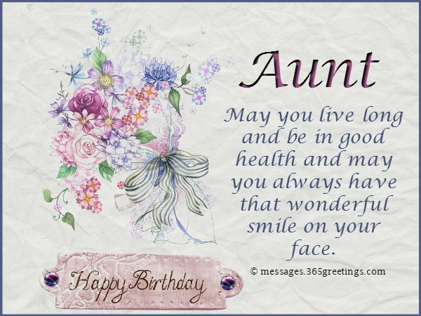 Birthday Wishes For Aunty
 Birthday Wishes for Aunt 365greetings