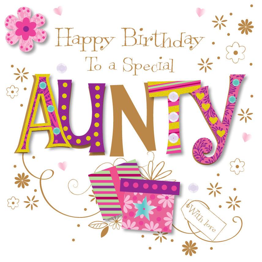 Birthday Wishes For Aunty
 Special Aunty Happy Birthday Greeting Card By Talking