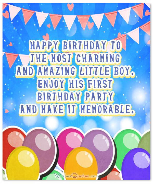 Birthday Wishes For Boy
 Wonderful Birthday Wishes for a Baby Boy – By WishesQuotes