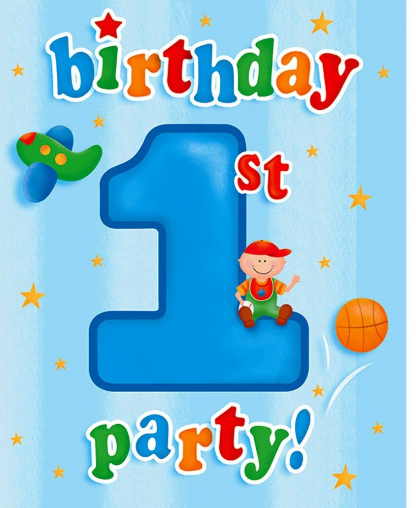 Birthday Wishes For Boy
 Boys First Birthday Party Invitations