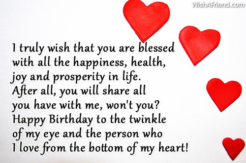Birthday Wishes For Boyfriend
 Birthday Wishes For Boyfriend QuotesNew