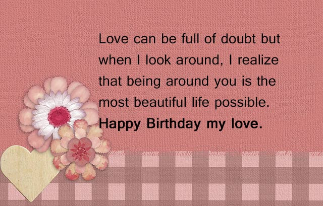Birthday Wishes For Boyfriend
 Sweet Happy Birthday Wishes for Boyfriend