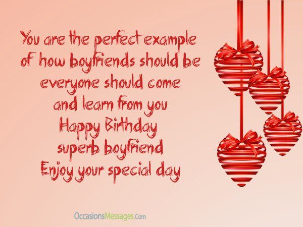 Birthday Wishes For Boyfriend
 Romantic Birthday Wishes for Boyfriend Occasions Messages