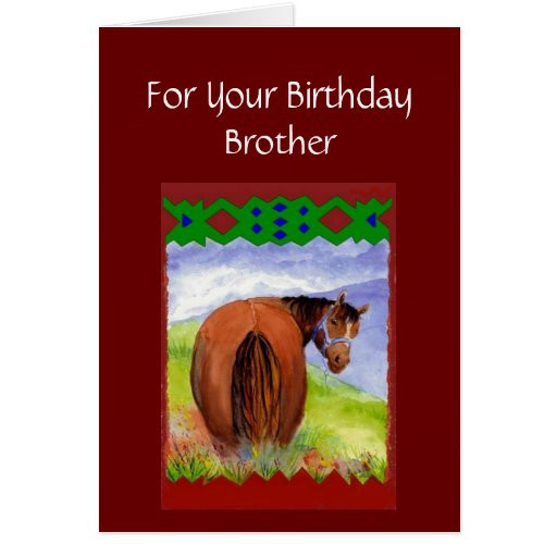 Birthday Wishes For Brother Funny
 Brother Funny Birthday Wishes Horses Diet Cake