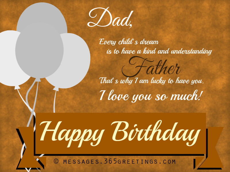Birthday Wishes For Daddy
 Happy Birthday Wishes Messages and Greetings Messages