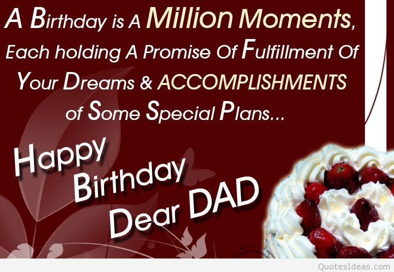Birthday Wishes For Daddy
 Happy Birthday Father Quotes QuotesGram