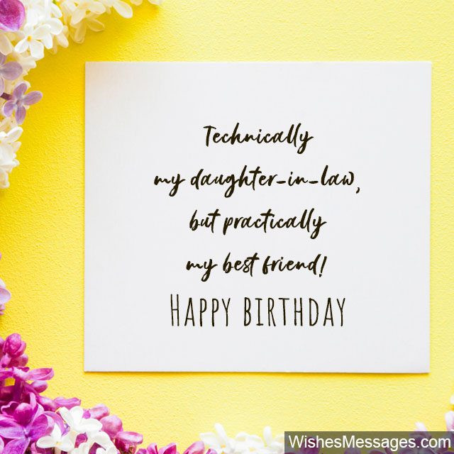 Birthday Wishes For Daughter In Law
 Birthday Wishes for Daughter in Law – WishesMessages