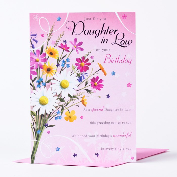 Birthday Wishes For Daughter In Law
 Birthday Card Just For You Daughter In Law