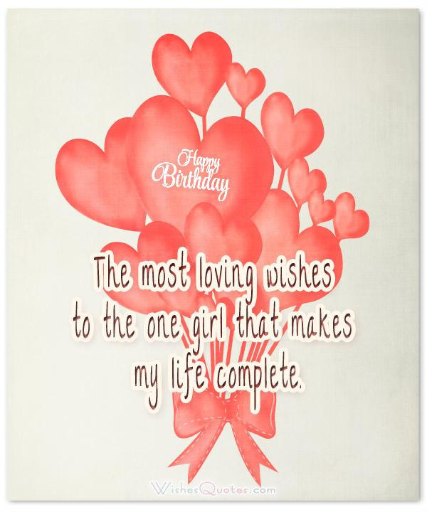 Birthday Wishes For Girlfriend
 Heartfelt Birthday Wishes for your Girlfriend