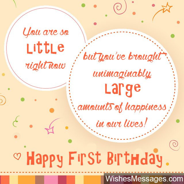 Birthday Wishes For One Year Old
 1st Birthday Wishes First Birthday Quotes and Messages