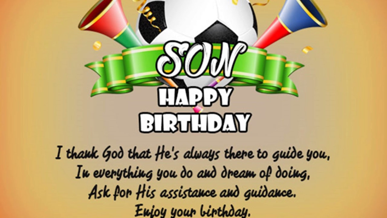 Birthday Wishes For Son
 Birthday Messages for Son Birthday Greetings for your Son