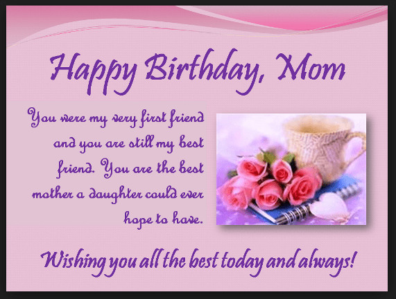 Birthday Wishes For Son From Mom
 Heart Touching 107 Happy Birthday MOM Quotes from Daughter