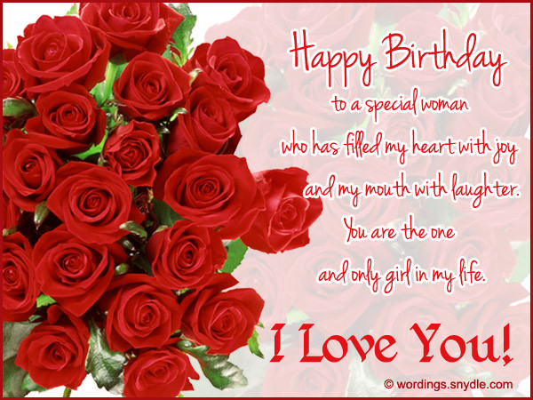 Birthday Wishes For Your Girlfriend
 Happy Birthday Wishes for Girlfriend – Wordings and Messages