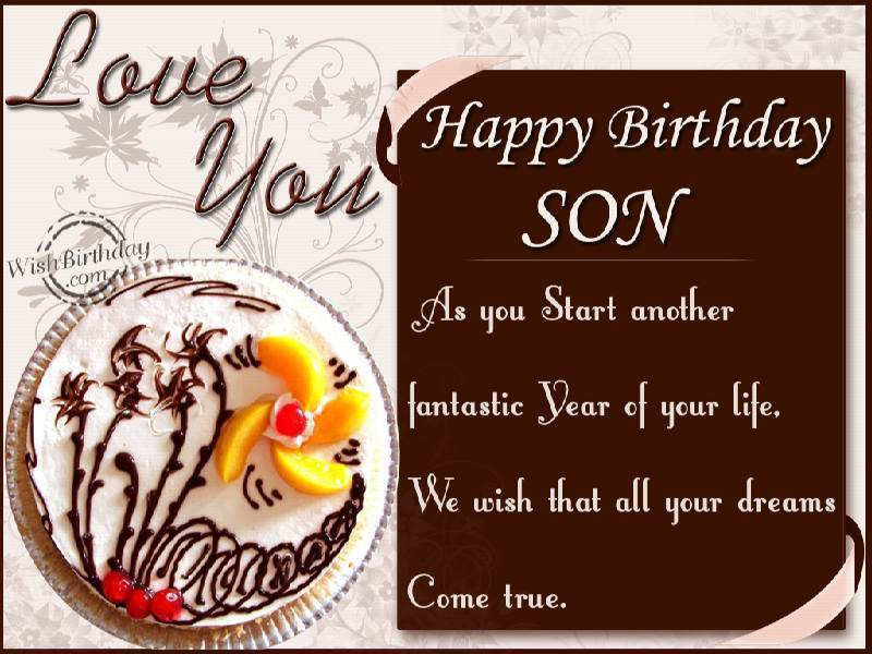 Birthday Wishes To A Son
 Funny Free Son birthday wishes daughter
