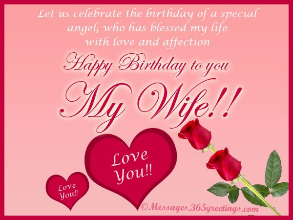 Birthday Wishes To A Wife
 All wishes message Greeting card and Tex Message Happy