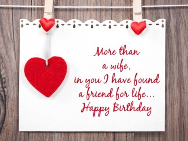 Birthday Wishes To A Wife
 Happy Birthday Wishes for Wife with images Quotes and