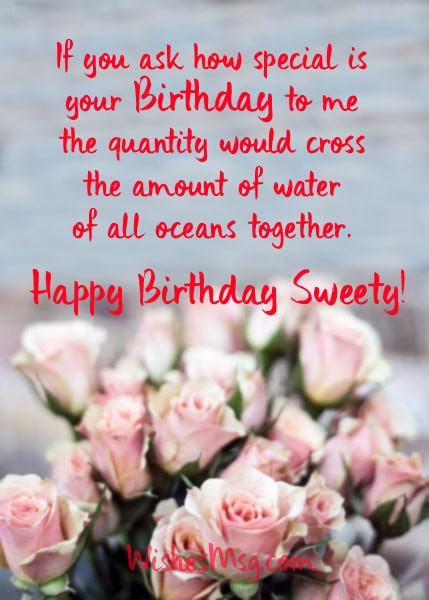 Birthday Wishes To A Wife
 130 Birthday Wishes for Wife Romantic Messages WishesMsg