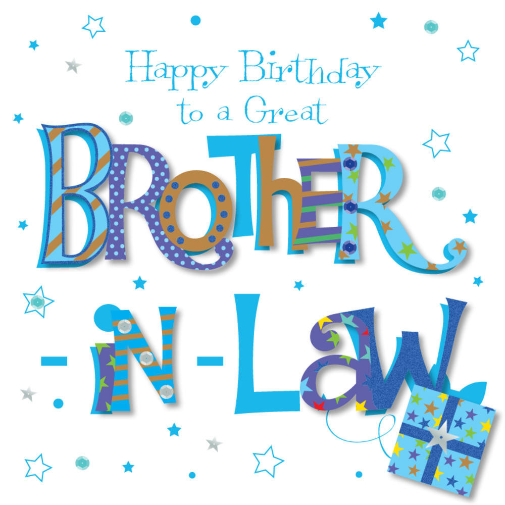 Birthday Wishes To Brother In Law
 Great Brother In Law Happy Birthday Greeting Card