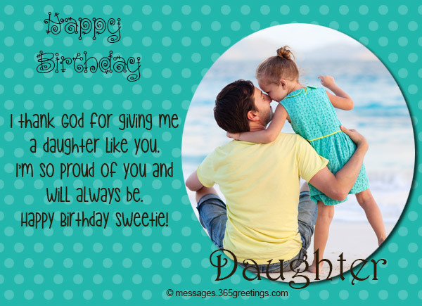 Birthday Wishes To Dad From Daughter
 Birthday Wishes for Daughter 365greetings