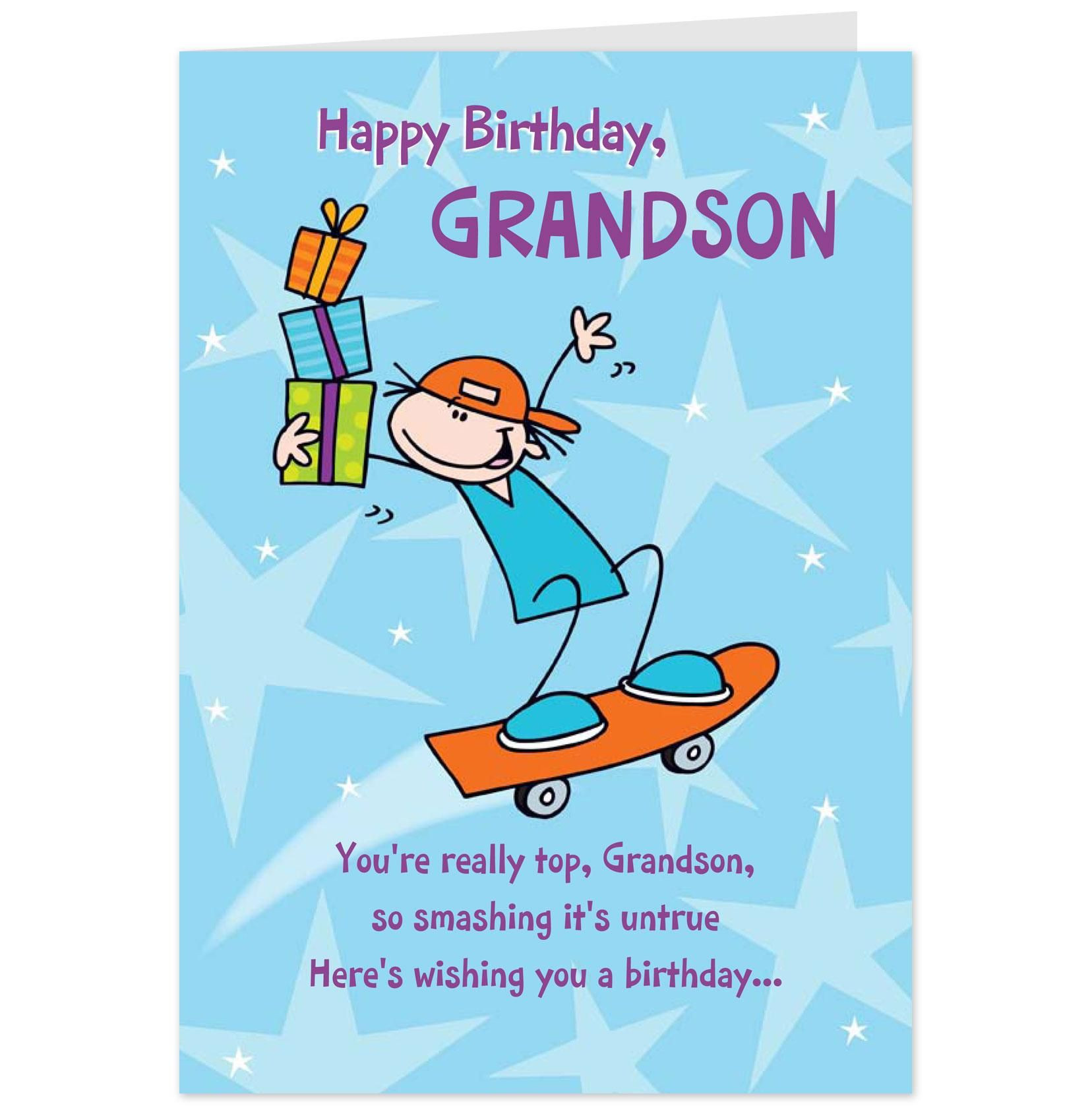 Birthday Wishes To Grandson
 1st First Birthday Wishes Greetings Quotes for Grandson in