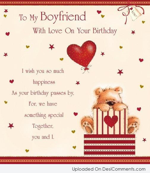 Birthday Wishes To My Boyfriend
 Birthday Wishes for Boyfriend Graphics