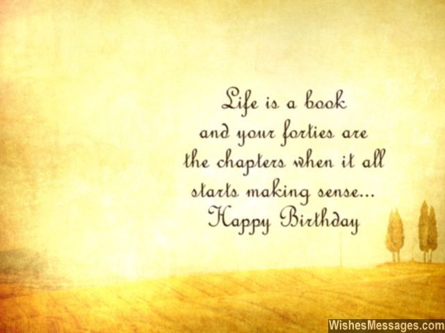 Birthday Wishes Words
 40th Birthday Wishes Quotes and Messages – WishesMessages