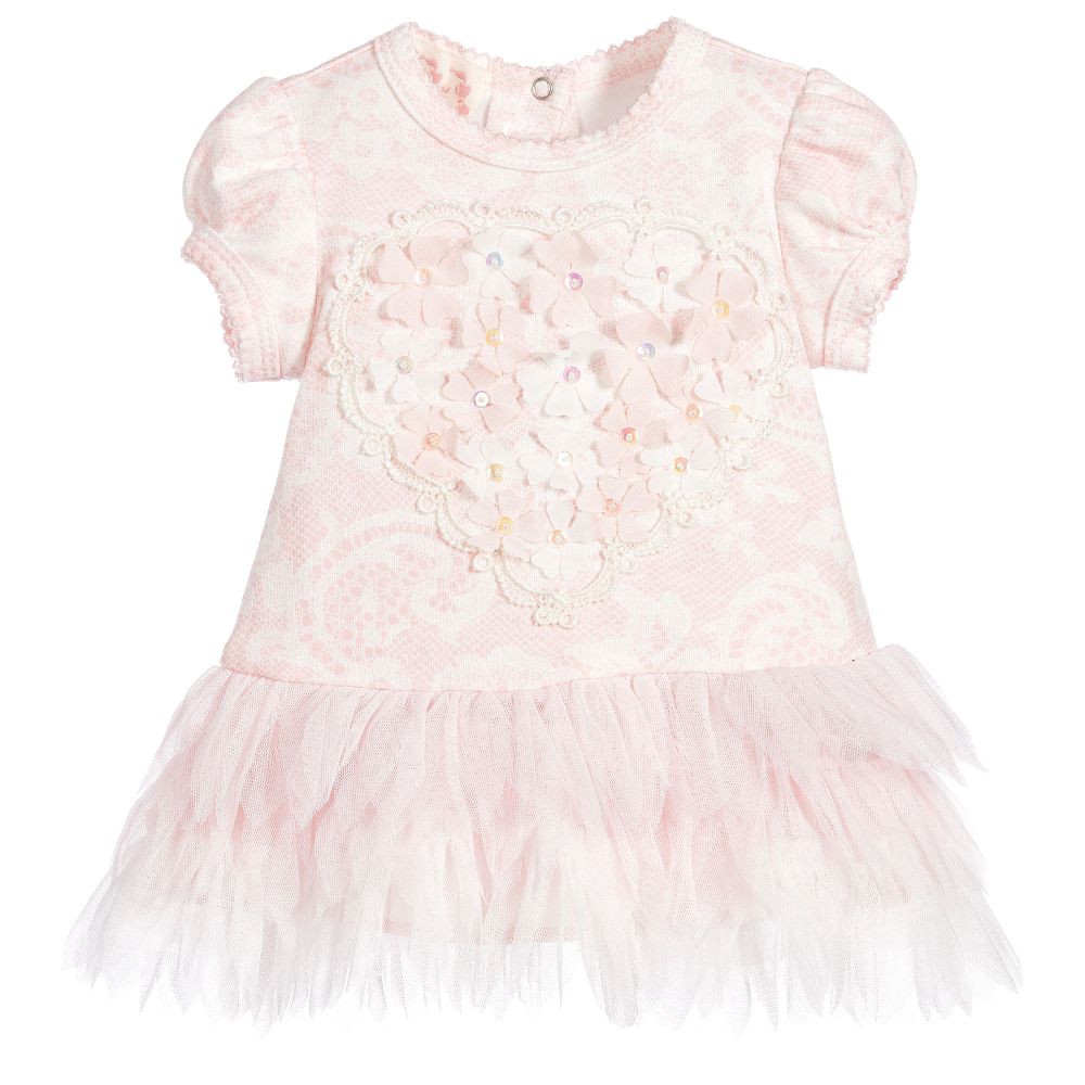 Biscotti Baby Dress
 Kate Mack & Biscotti Baby Girls Pink Dress