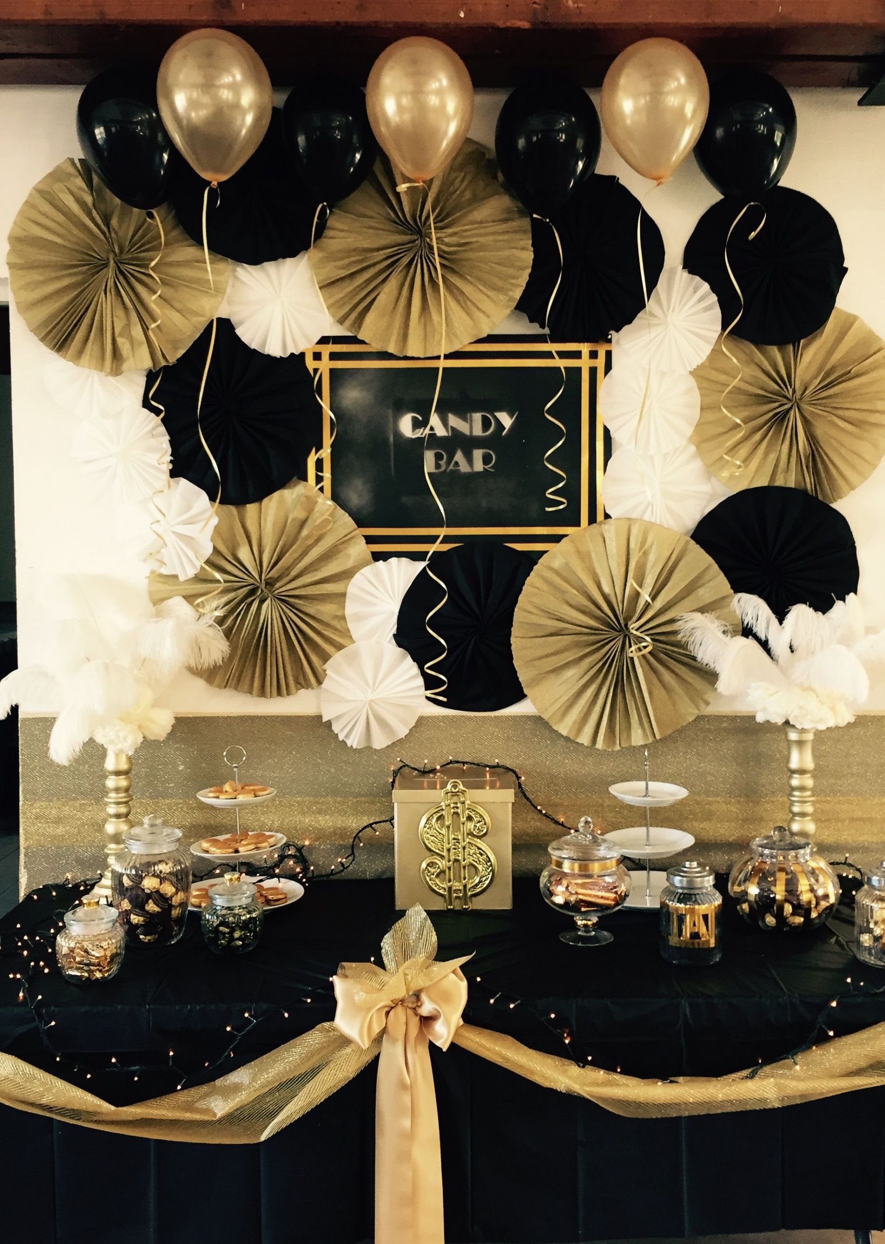 Black And Gold Engagement Party Ideas
 Pin by Esther on gatsby
