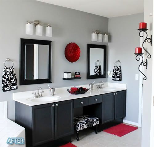 Black And Grey Bathroom Decor
 Best 25 Red Bathroom Decor Ideas Pinterest Grey