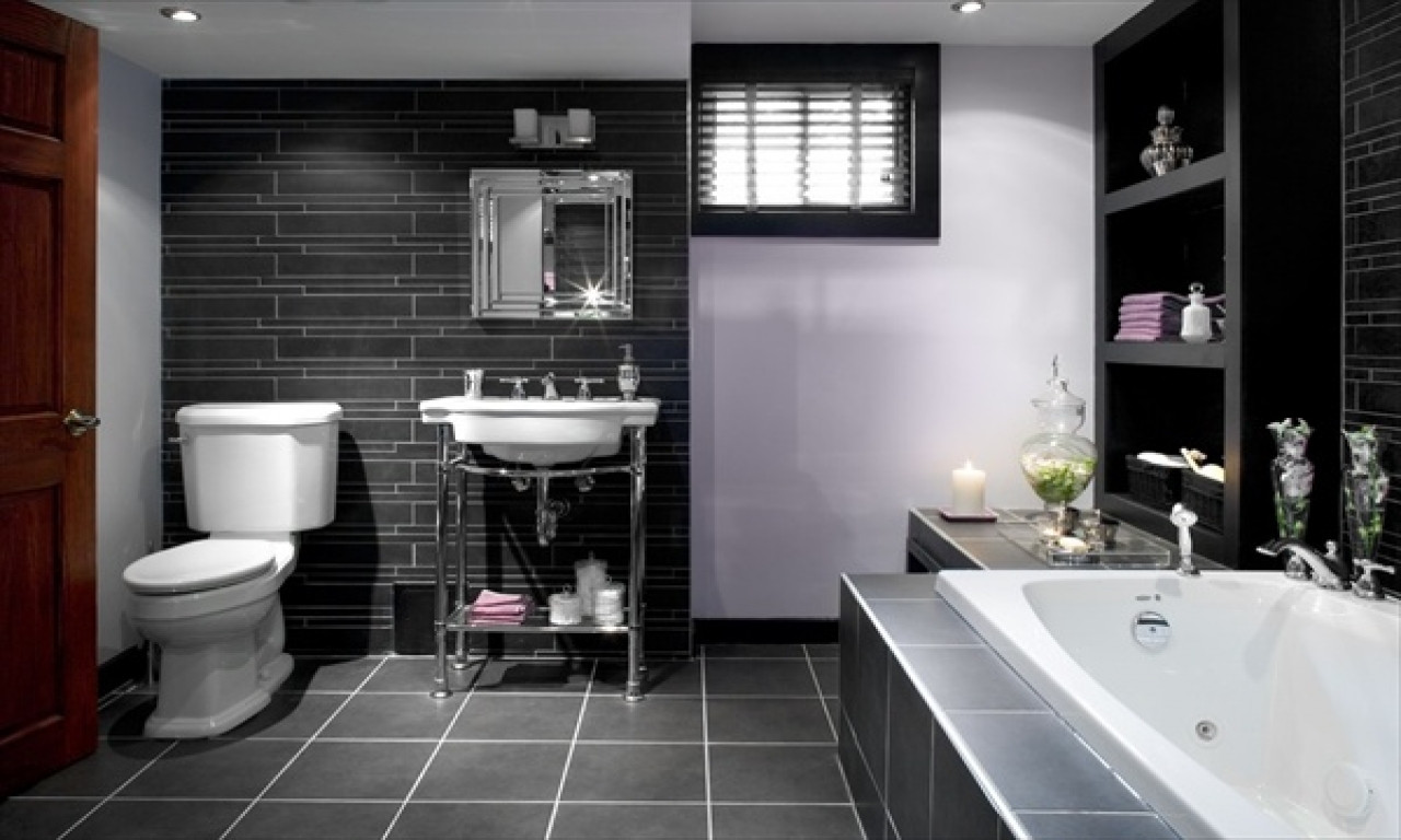 Black And Grey Bathroom Decor
 Black And Grey Bathroom Ideas