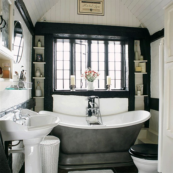 Black And White Bathroom Decor
 71 Cool Black And White Bathroom Design Ideas DigsDigs