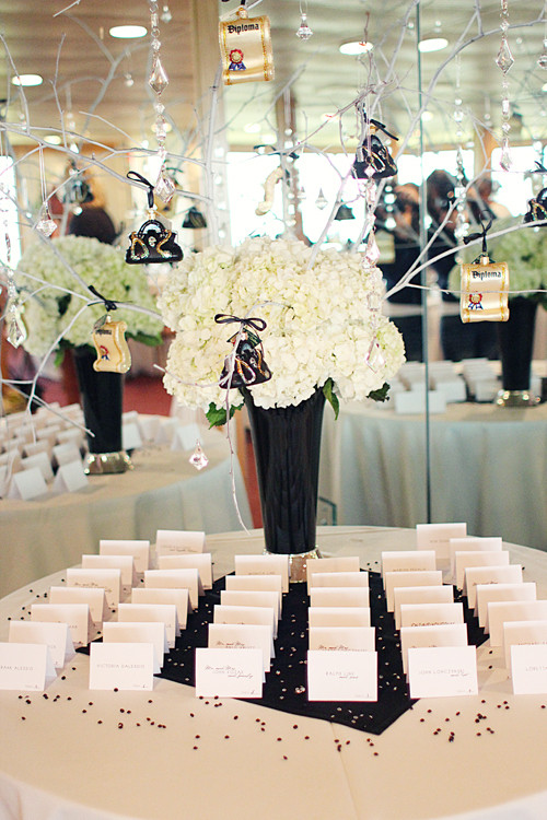 Black And White Birthday Decorations
 Black And White Graduation Ideas B Lovely Events