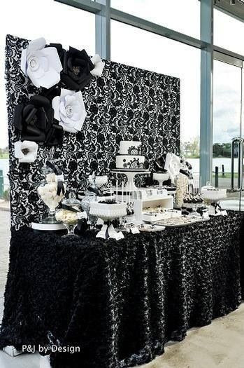 Black And White Birthday Party Decorations
 Black white party decorations in 2019
