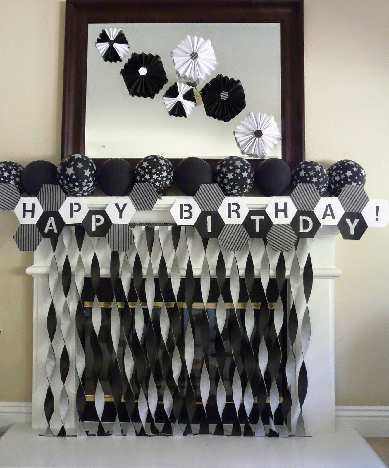Black And White Birthday Party Decorations
 Party Modern Soccer 7th Birthday Party