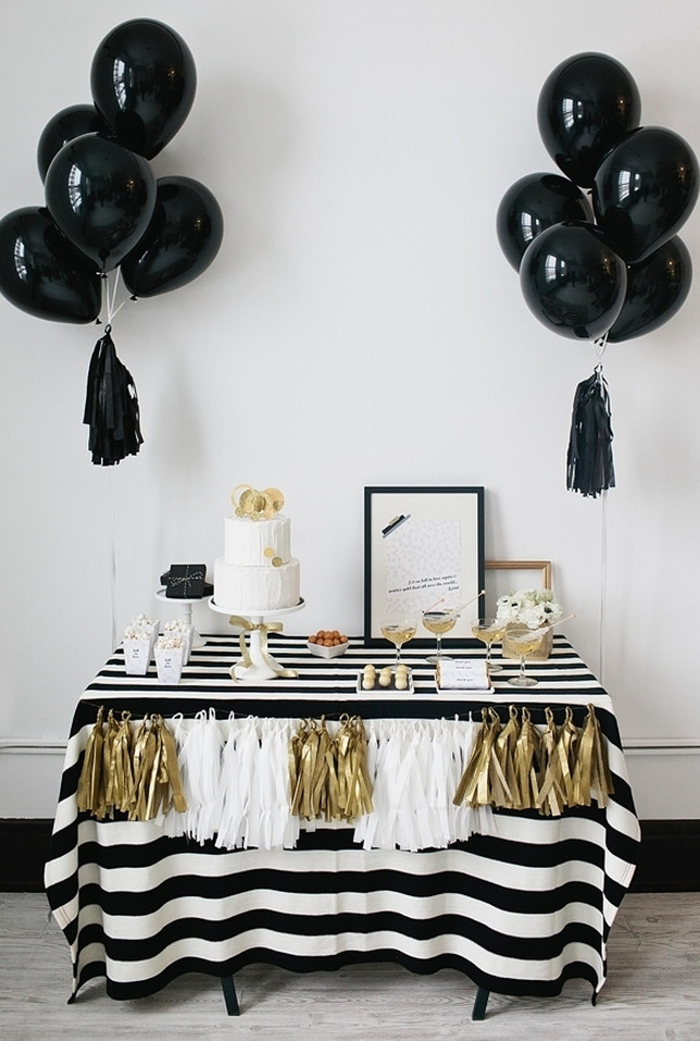Black And White Birthday Party Decorations
 Quotes Black And White Party QuotesGram