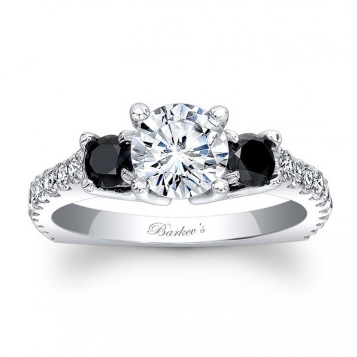 Black And White Diamond Engagement Rings
 Top 10 Dazzling Diamond Engagement Rings