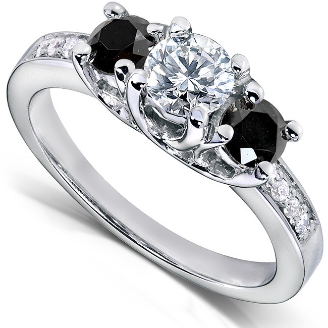 Black And White Diamond Engagement Rings
 All About Black Diamond Engagement Rings
