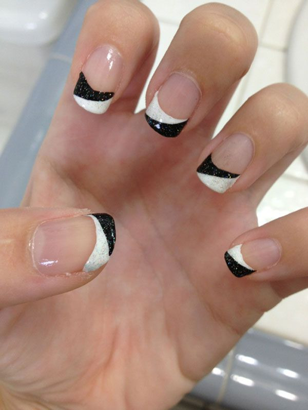 Black And White Nail Ideas
 22 Awesome French Manicure Designs