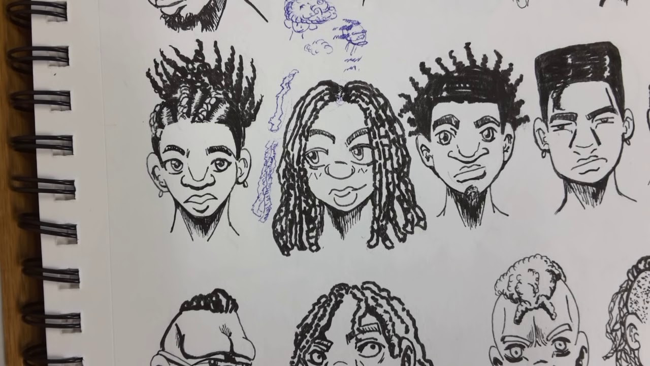 Black Anime Hairstyles
 RE UP How to Draw manga style Black People